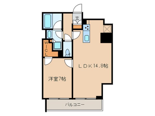 プライムメゾン市谷山伏町の物件間取画像